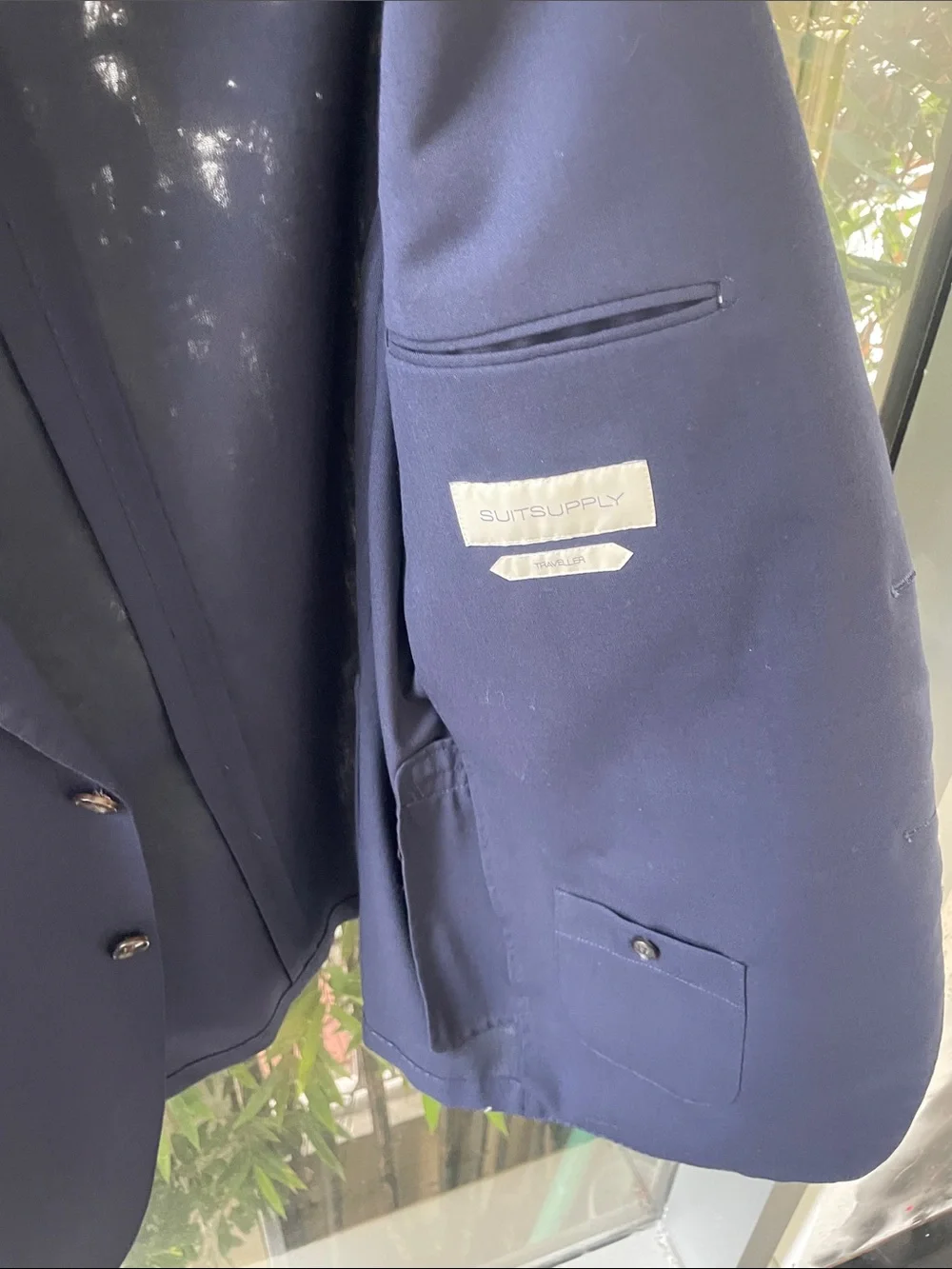 Suitsupply Navy Blue Two-Button Blazer